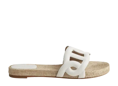 Hermes Women's Famosa Espadrille "Blanc"