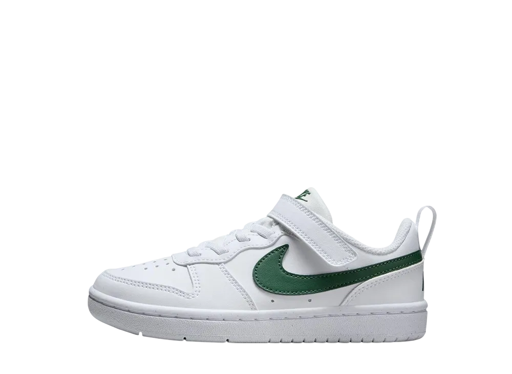 ナイキ PS コートボロー ロー リクラフト "ホワイト/ファー" (キッズ)