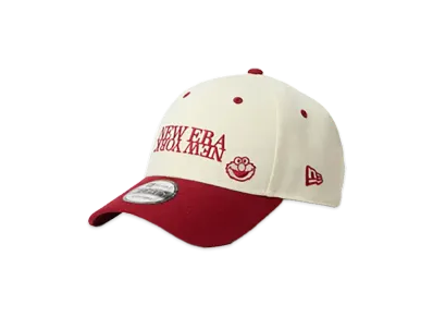 NEW ERA x SESAME STREET 9Forty Elmo Golf "Chrome White/Red"