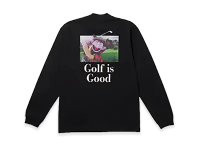 NEW ERA x SESAME STREET Long Sleeve Mid-Neck Performance T-Shirt Golf is Good Golf "Black"