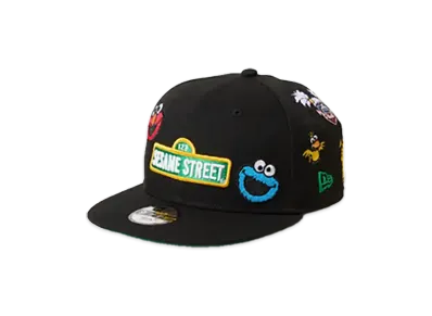 NEW ERA x SESAME STREET Youth 9Fifty All Over "Black"