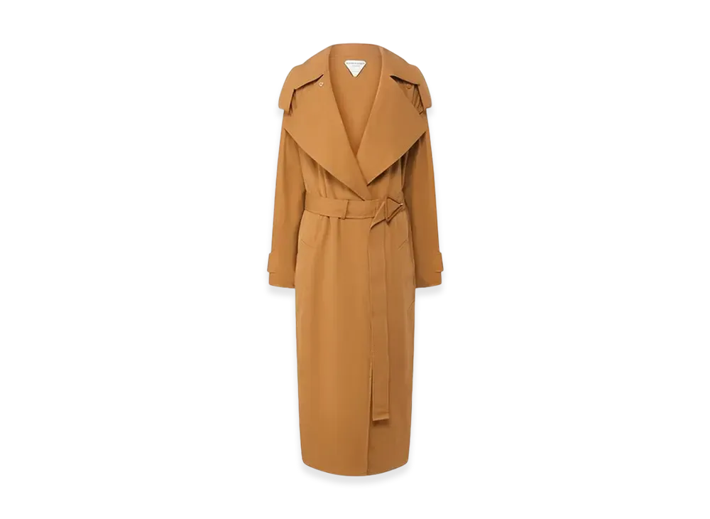 Bottega Veneta Women's Oversized Trench Coat "Camel"