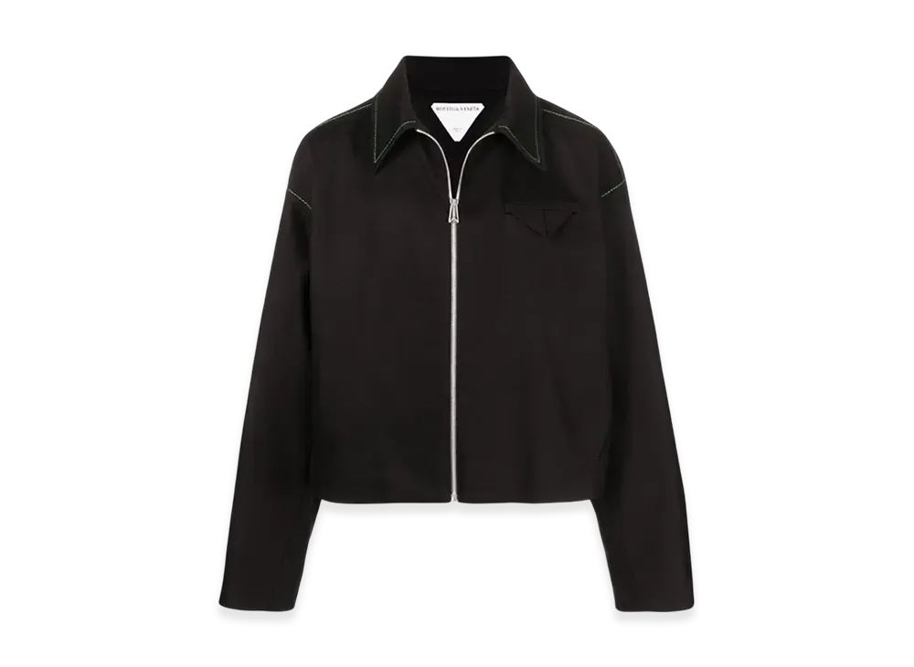 Bottega Veneta Cotton Twill Jacket "Black"