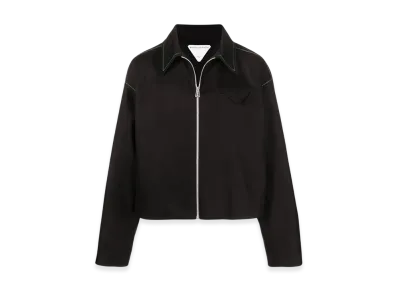 Bottega Veneta Cotton Twill Jacket "Black"