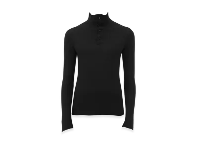 Bottega Veneta Felted Wool Jumper "Black"