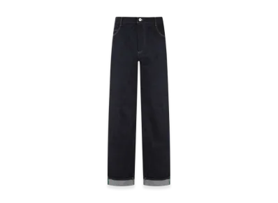 Bottega Veneta Women's Trousers Denim with Selvedge "Indigo"