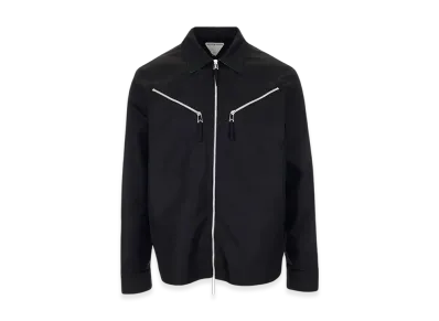Bottega Veneta Zip Shirt Jacket "Black"