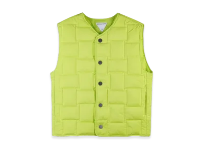 Bottega Veneta Women's Nylon Vest "Acid Kiwi"