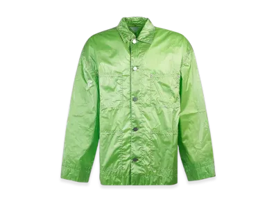 Bottega Veneta Glossy Nylon Jacket "Acid Green"