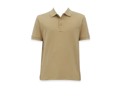 Bottega Veneta Cotton Piquet Jersey Polo Shirt "Sesame"