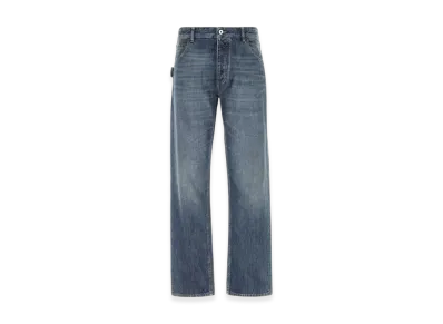 Bottega Veneta Medium Washed Straight Denim "Original Medium Wash Indigo"