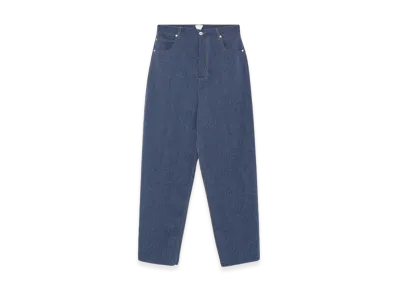 Bottega Veneta Wool Cotton Wide Leg Pants "Indigo"