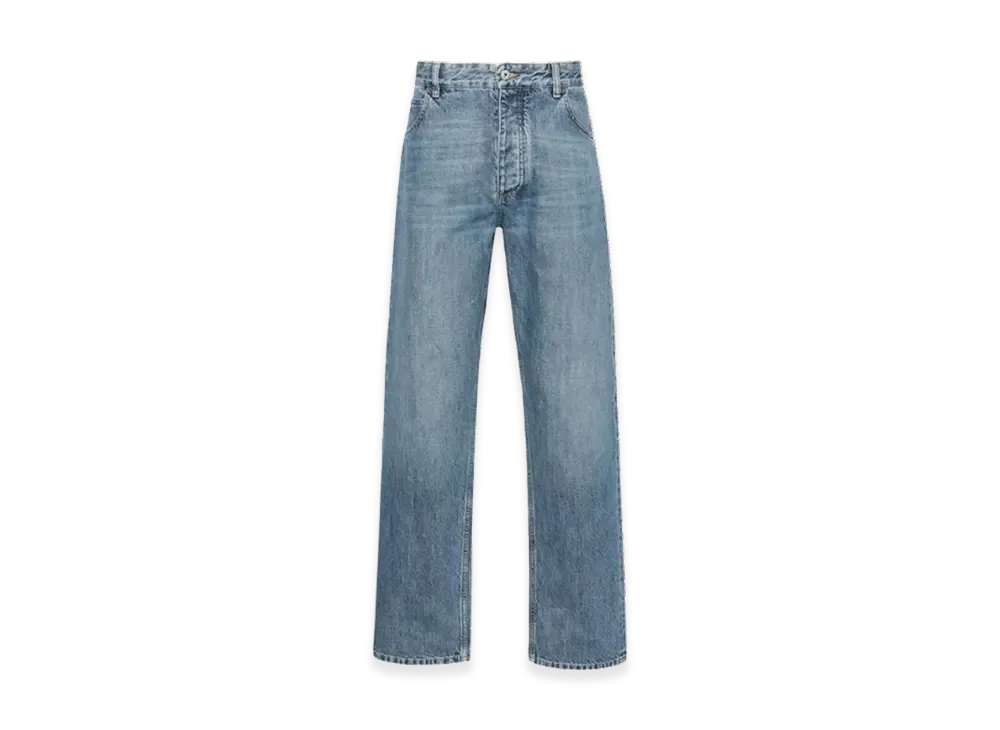 【送関込】BOTTEGA VENETA☆Denim Pants Bottega Veneta Printed Leather Pants with Denim Effect men