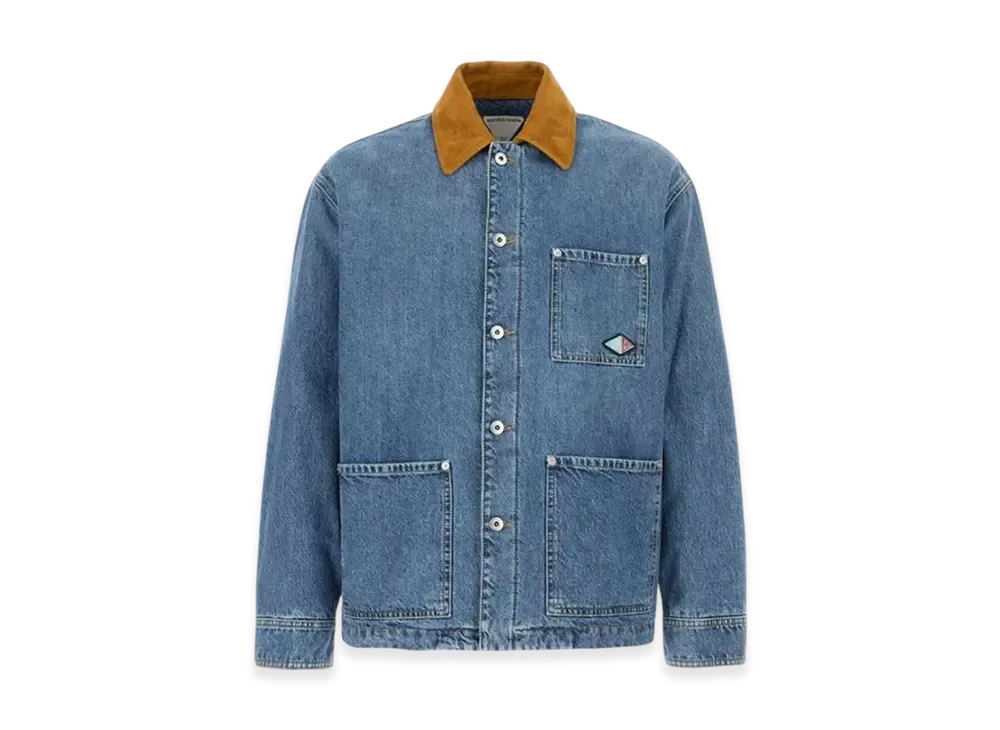Bottega Veneta Vintage Indigo Denim Jacket "Mid Blue"