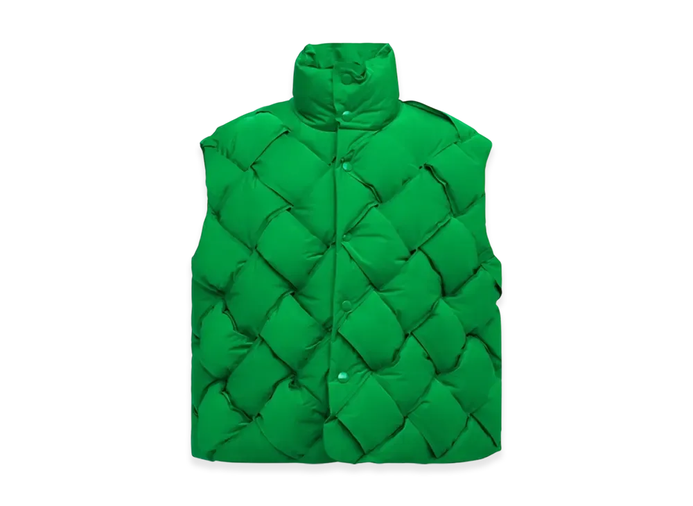 Bottega Veneta Tech Nylon Vest "Parakeet"
