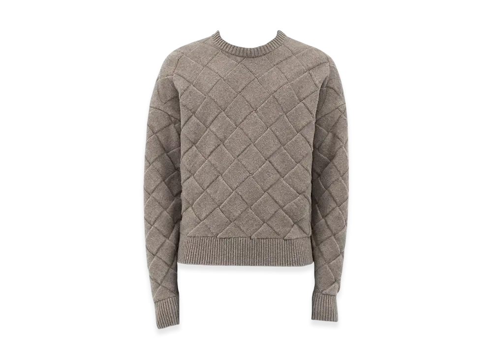 Bottega Veneta Intreccio Wool Sweater "Riverbed"