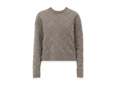 Bottega Veneta Women's Intreccio Wool Sweater "Riverbed"