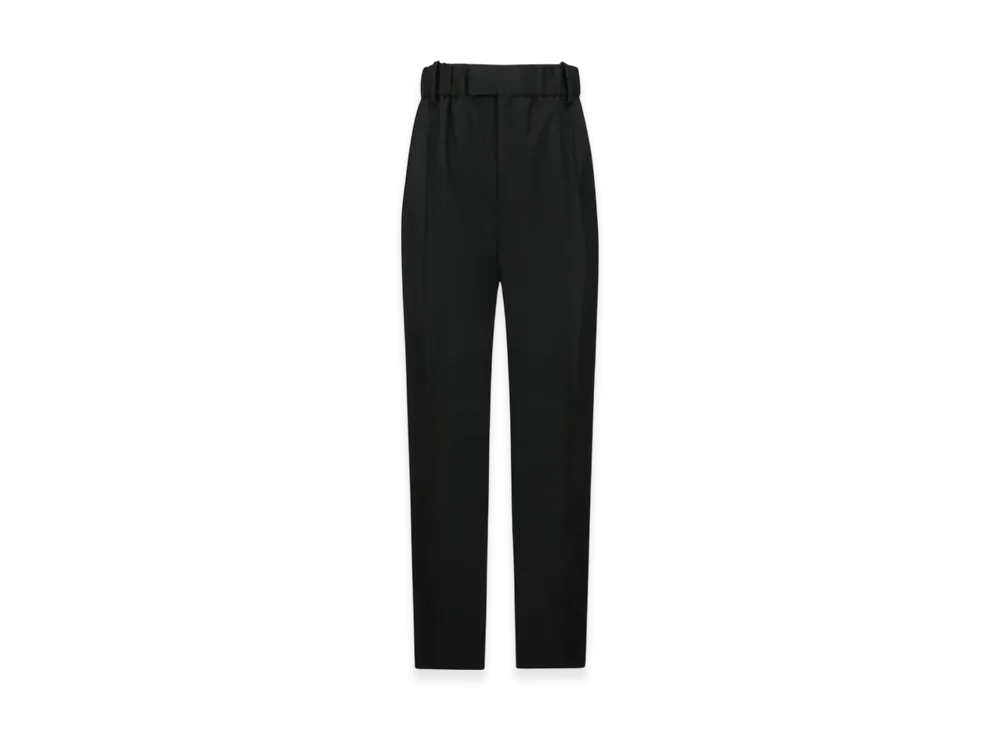 Bottega Veneta Women's Light Wool Wide Leg Pants "Black"