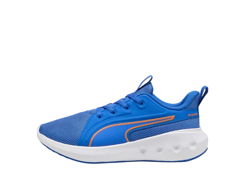 プーマ GS ソフトライド カーソン "マウンテンブルー/オレンジグロー/プーマホワイト" (キッズ)