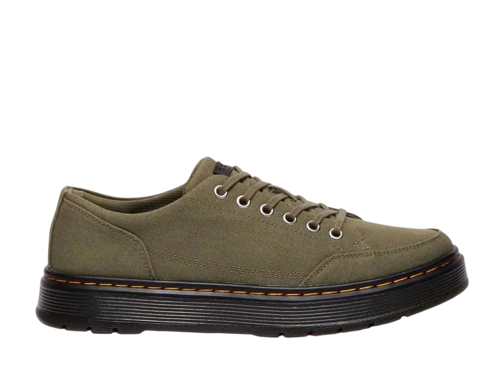 Dr.Martens Brookline 6-Eye "DMS Olive Canvas"