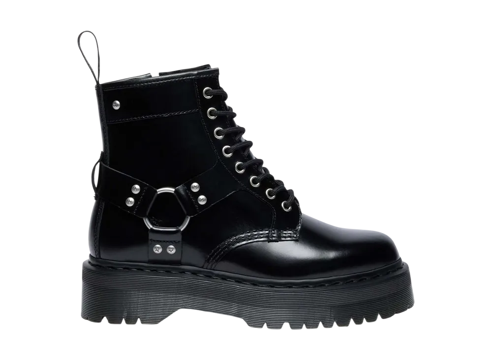 Dr.Martens Jadon Hi Harness "Black Analine"