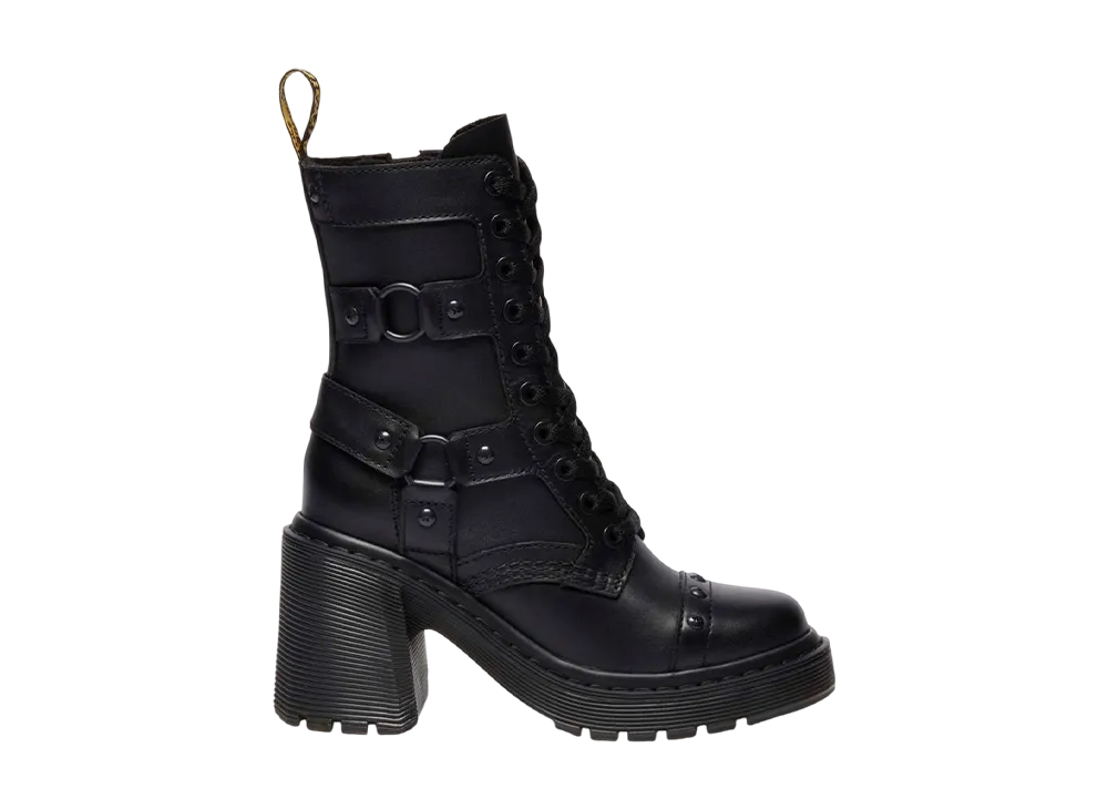 Dr.Martens Women's Chesney Harness Boots "Black"