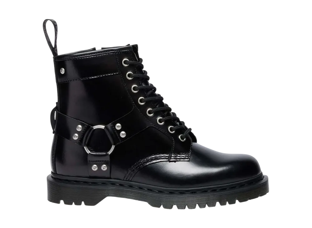 Dr.Martens 1460 Harness Boots "Black Analine"