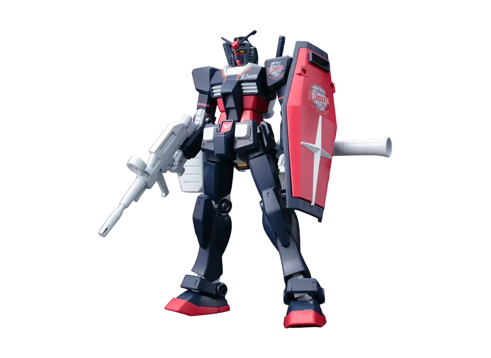 BANDAI "HIGH GRADE" -12 NPB Teams x Gundam 40th Anniversary- HG 1/144 RX-78-2 Gundam Lions Ver.