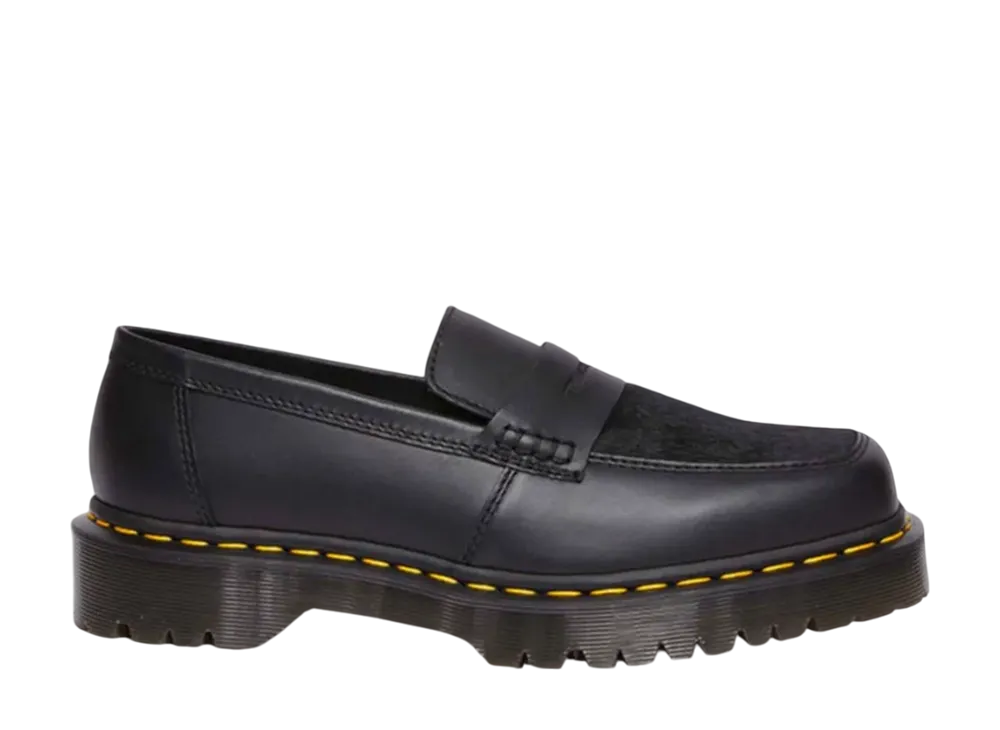 Dr.Martens Penton Bex Square Toe Leather Loafers "Black"