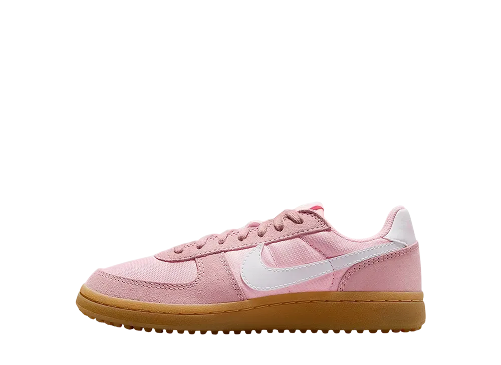 ナイキ GS フィールドジェネラル "ミディアムソフトピンク/ガムライトブラウン/ホワイト" (キッズ)