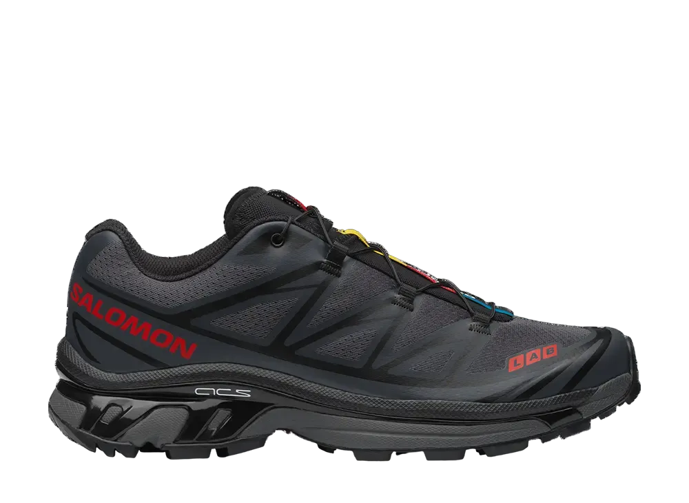 JJJJound × Salomon XT-6 "Ebony/Black/Fiery Red"