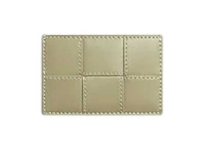 Bottega Veneta Cassette Credit Card Case "Travertine / Natural"