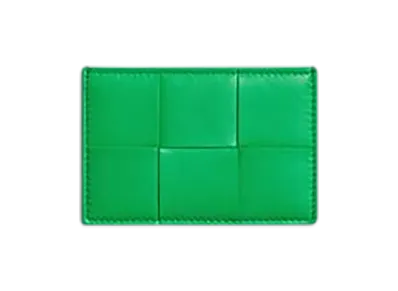 Bottega Veneta Cassette Credit Card Case "Parakeet"