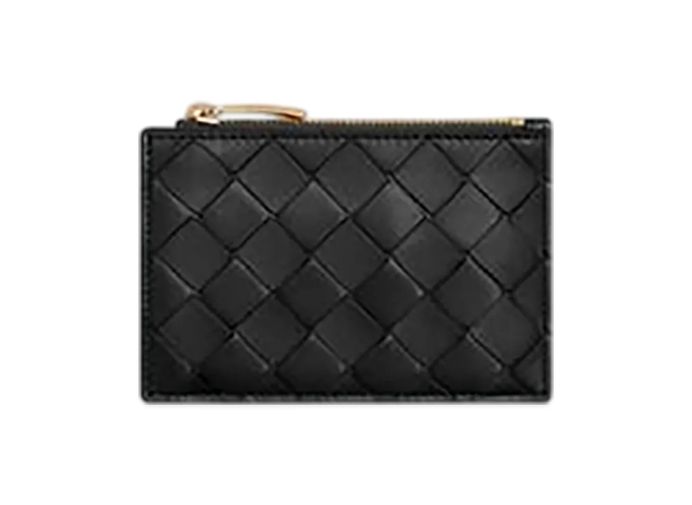 Bottega Veneta Intrecciato Key Pouch "Black"