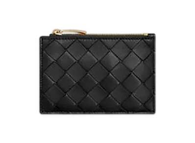 Bottega Veneta Intrecciato Key Pouch "Black"
