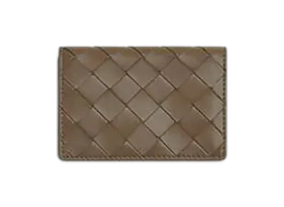 Bottega Veneta Intrecciato Business Card Case "Pine Cone"