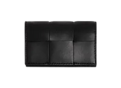 Bottega Veneta Cassette Business Card Case "Black"