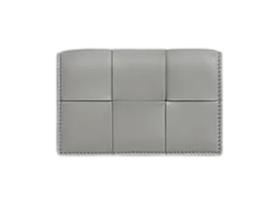 Bottega Veneta Cassette Business Card Case "Sterling/Zenith"