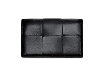 Bottega Veneta Cassette Business Card Case "Black"
