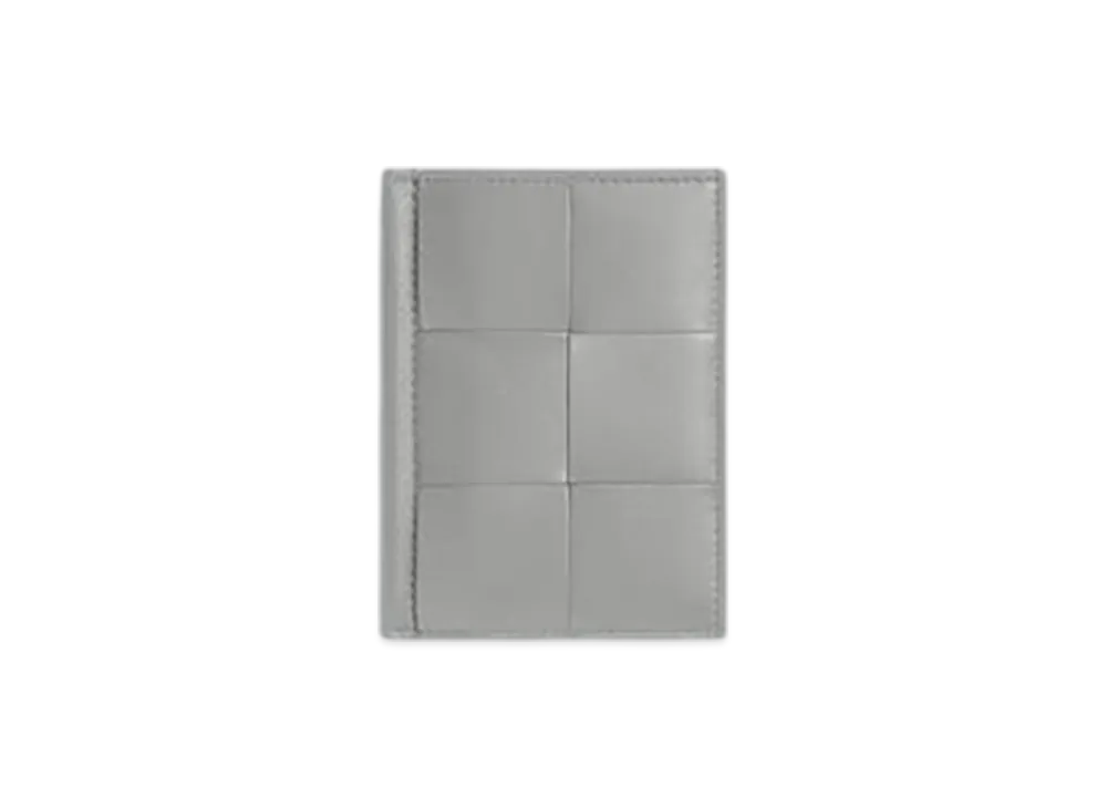 Bottega Veneta Cassette Flap Card Case "Sterling/Zenith"