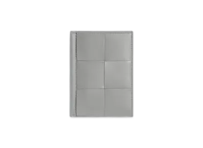 Bottega Veneta Cassette Flap Card Case "Sterling/Zenith"