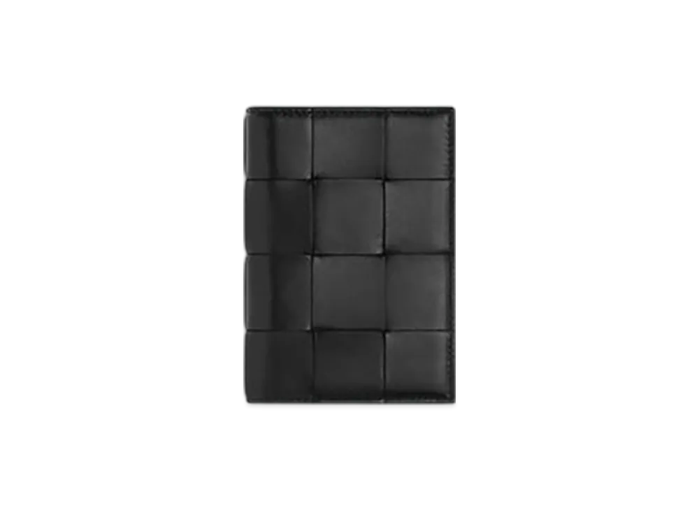 Bottega Veneta Cassette Passport Case "Black"