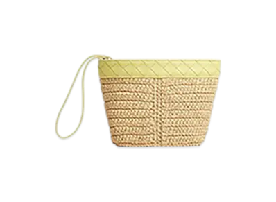 Bottega Veneta Flip Flap Small Pouch "Natural-Sherbet/Gold"