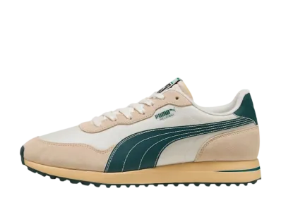 Puma Helsinki Spikeless "Frosted Ivory/Green Terrain/Light Straw"