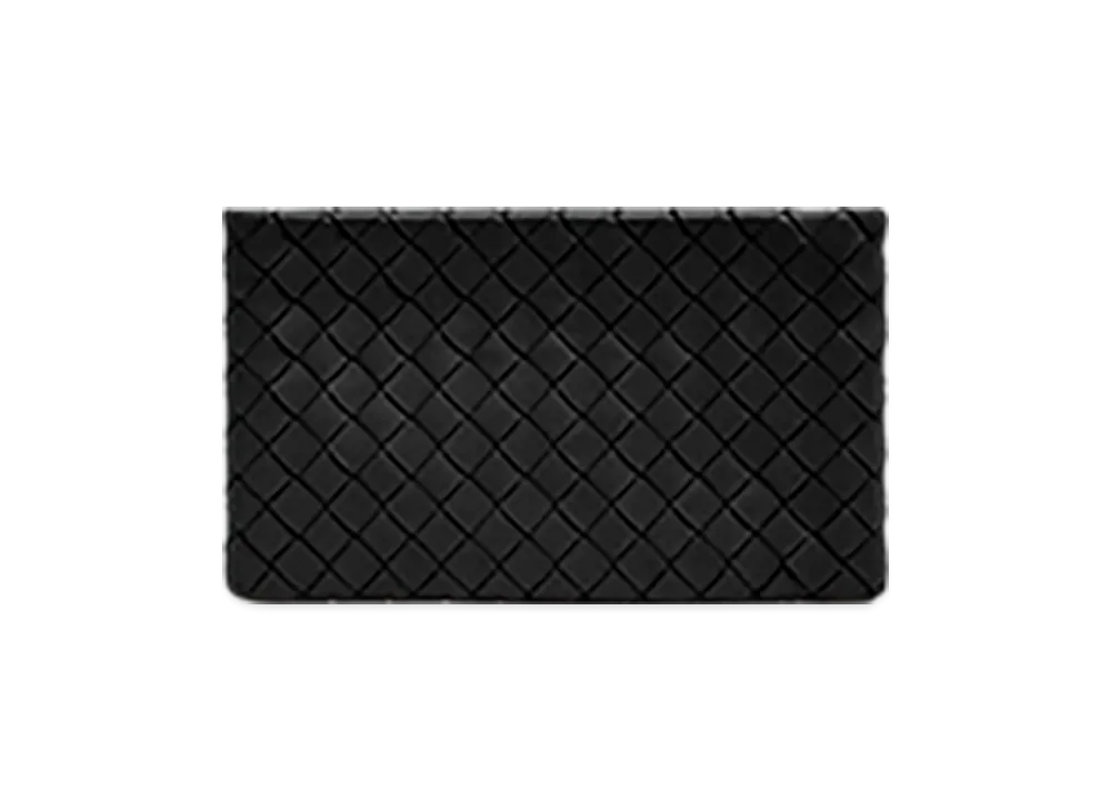 Bottega Veneta Intrecciato Small Flat Pouch "Black"