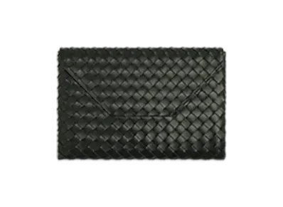 Bottega Veneta Origami Large Envelope Pouch "Dark Green"
