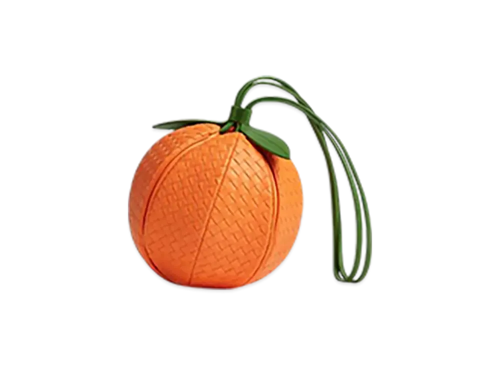 Bottega Veneta Orange Multi Pouch "Papaya/Tangerine/Avocado"