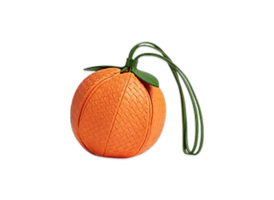 Bottega Veneta Orange Multi Pouch "Papaya/Tangerine/Avocado"