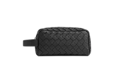 Bottega Veneta Intrecciato Travel Pouch "Black"