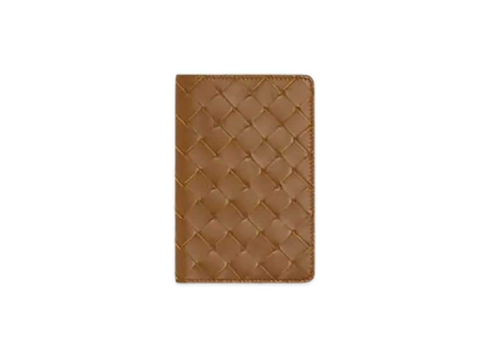 Bottega Veneta Intrecciato Small Note Cover "Teak"